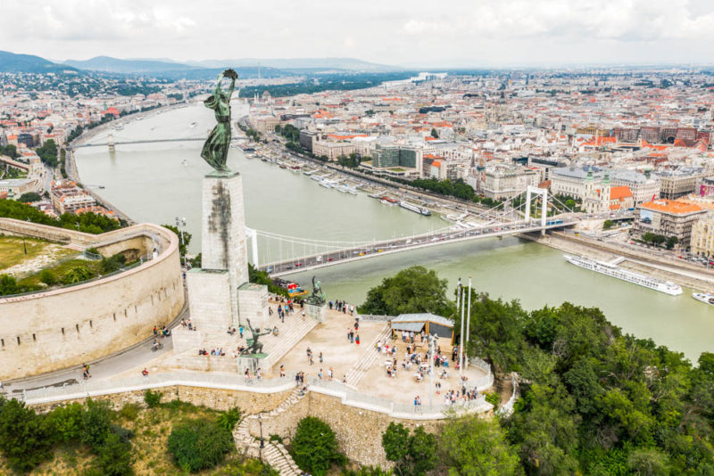Fun Things to do in Budapest: Views from Liberty Statue