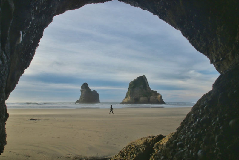 Instagrammable Places in New Zealand: Wharakiki Beach