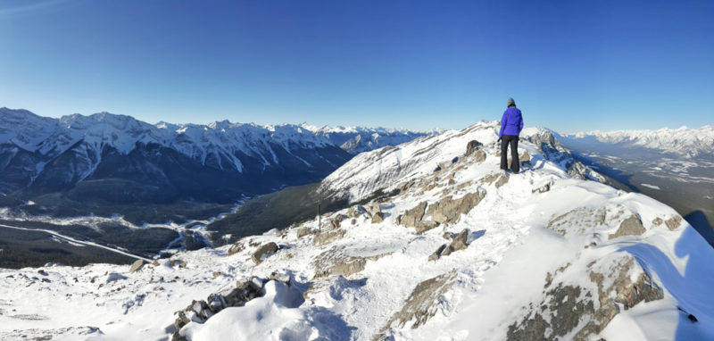 Rocky Mountains Canada: Ha Ling Peak Summit