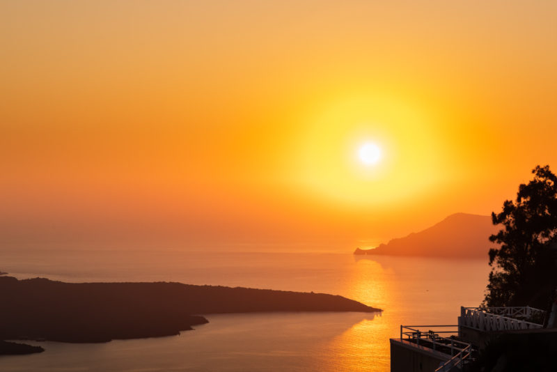 Santorini Bucket List: Sunset from Oia