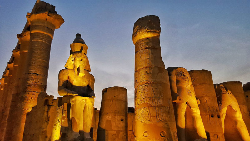 Temples in Luxor: Sunset