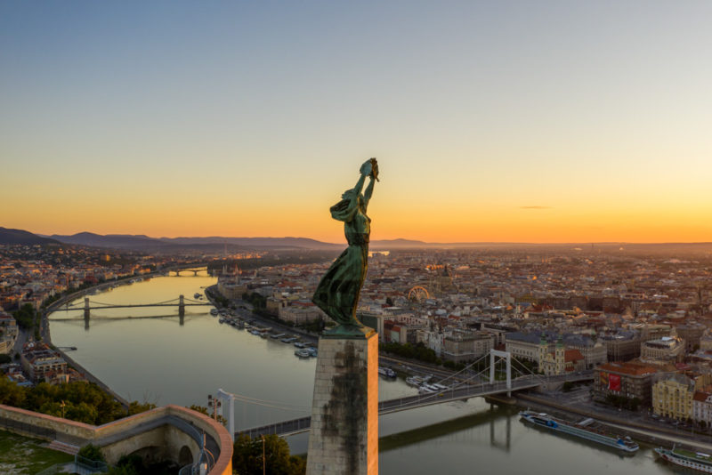 Unique Things to do in Budapest: Views from Liberty Statue
