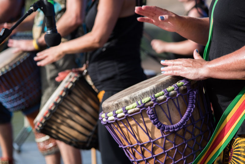 Cool Things to do in Asheville: Pritchard Park Drum Circle