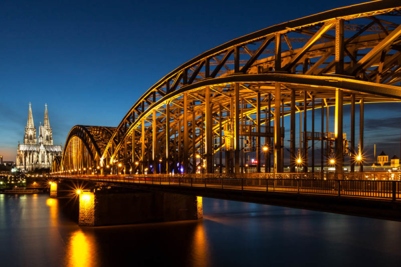 Cool Things to do in Cologne: Hohenzollern Bridge