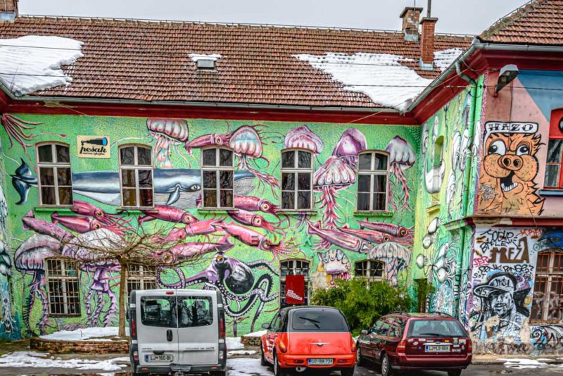 Cool Things to do in Ljubljana: Get Artsy in Metelkova