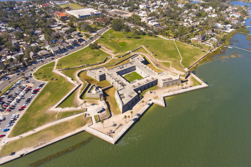 Cool Things to do in St. Augustine: Castillo de San Marcos National Monument