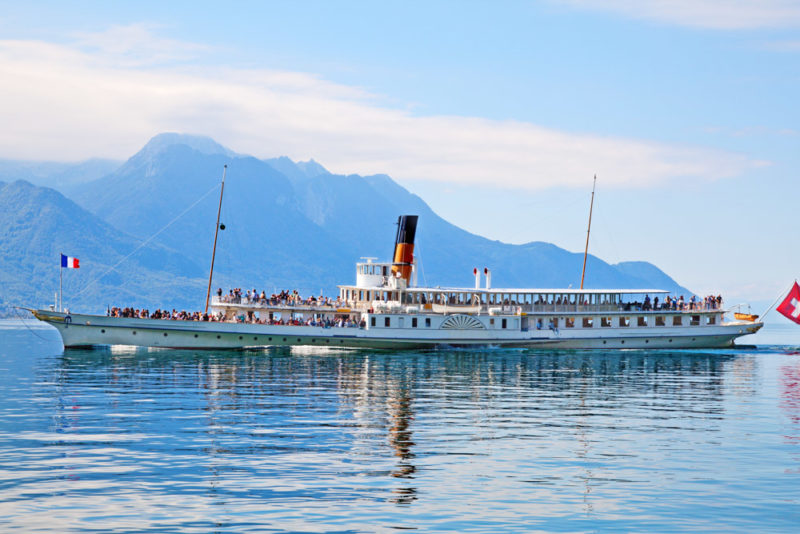 Fun Things to do in Geneva: Cruise across Lake Geneva