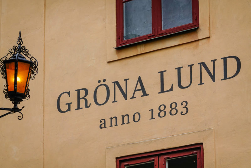 Fun Things to do in Stockholm: Gröna Lund