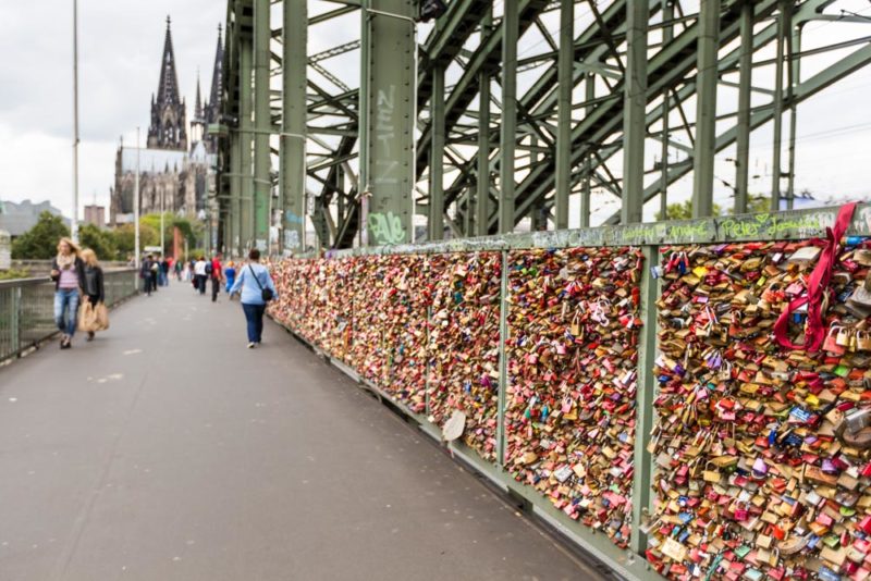Unique Things to do in Cologne: Hohenzollern Bridge