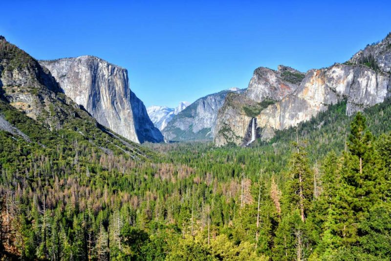 Yosemite National Park Bucket List: Yosemite Valley Views from Tunnel View