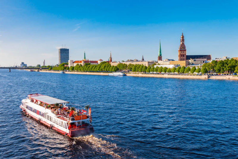 Cool Things to do in Riga: Cruise Along the Scenic River & Canal