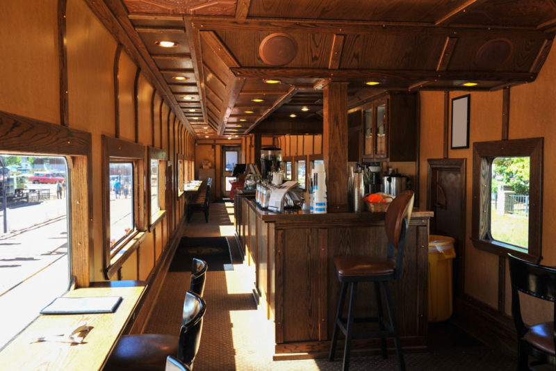 Fun Things to do in Colorado Springs: Dine Inside a Rolling Restaurant through the Royal Gorge