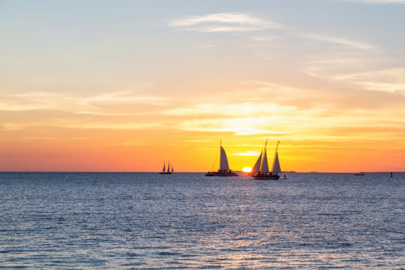 Fun Things to do in Florida Keys: Island Sunset