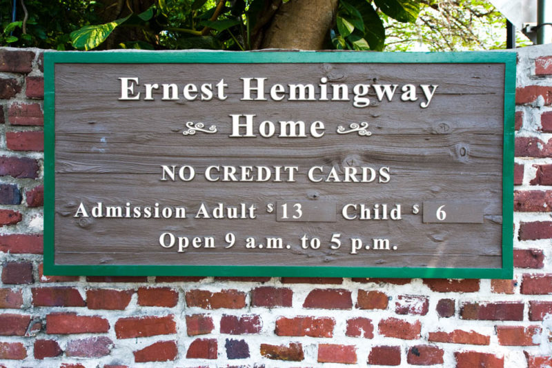 Fun Things to do in Florida Keys: Write Like Ernest Hemingway