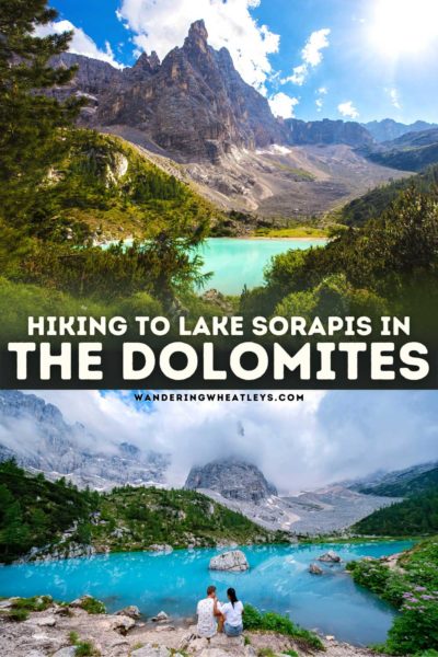 Hiking Lake Sorapis in the Dolomites