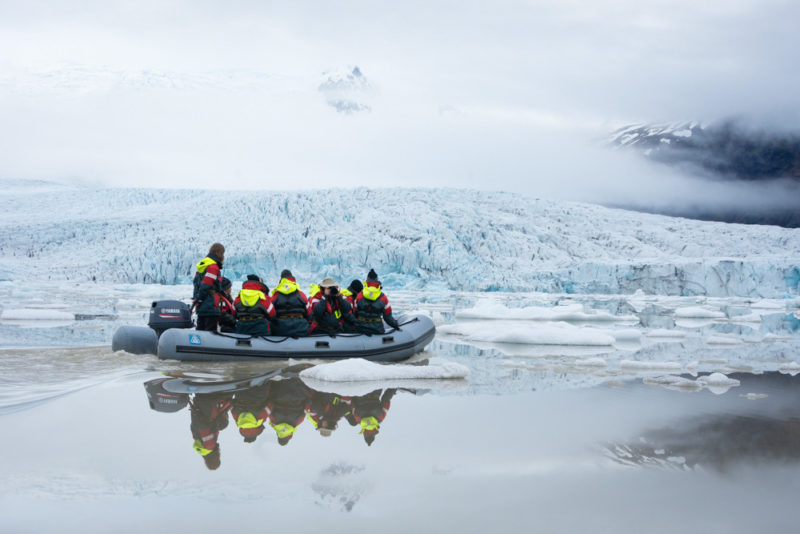 Iceland Bucket List: Boat through a Glacial Lagoon
