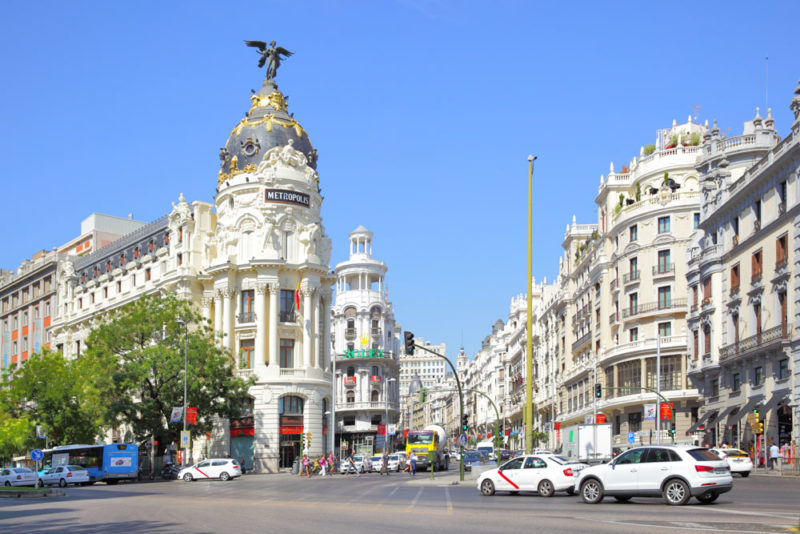 Madrid Things to do: Stroll along Gran Vía