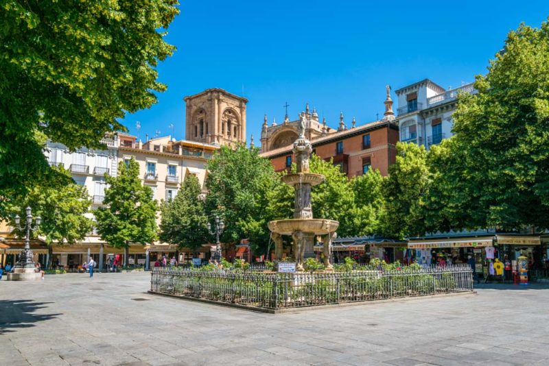 Must do things in Granada: Shop ‘til you Drop at Plaza Bib-Rambla & the Alcaiceria Market