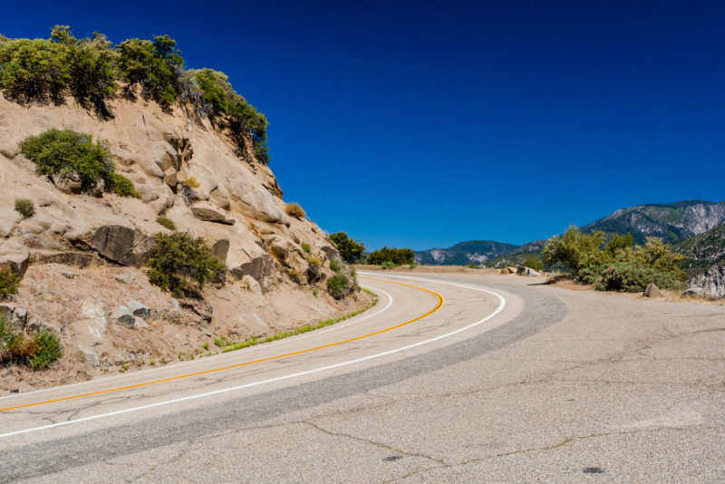 Unique Things to do in Sequoia National Park: Drive Along Kings Canyon Scenic Byway