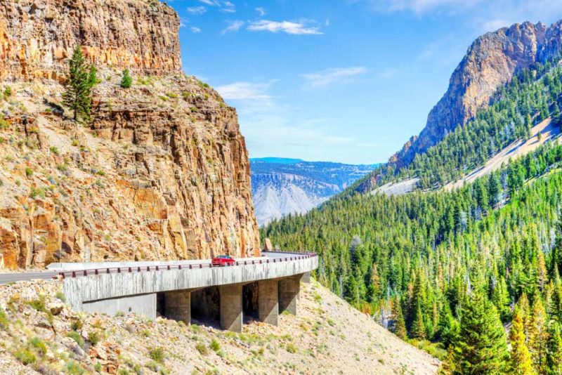 Unique Things to do in Yellowstone National Park: Scenic Drive Along Yellowstone Grand Loop Road
