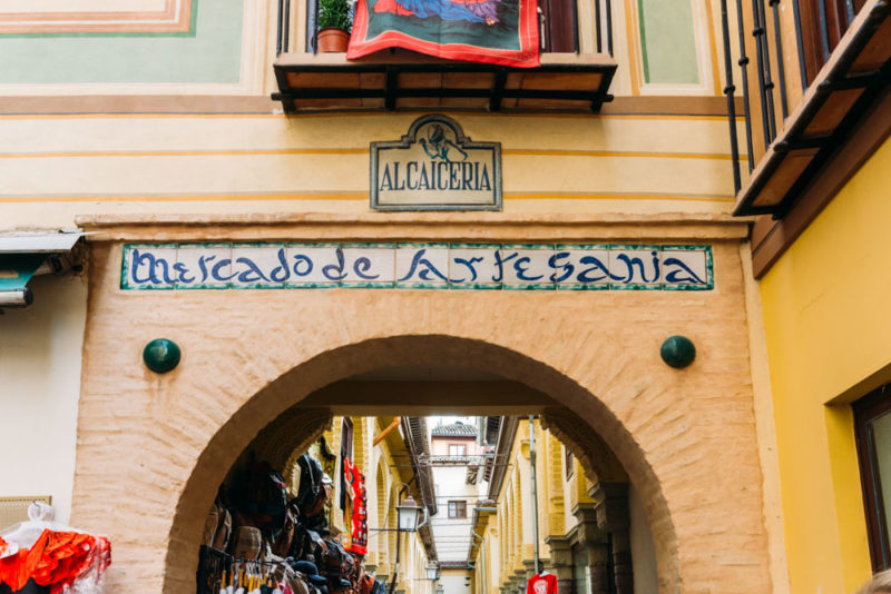 What to do in Granada: Shop ‘til you Drop at Plaza Bib-Rambla & the Alcaiceria Market