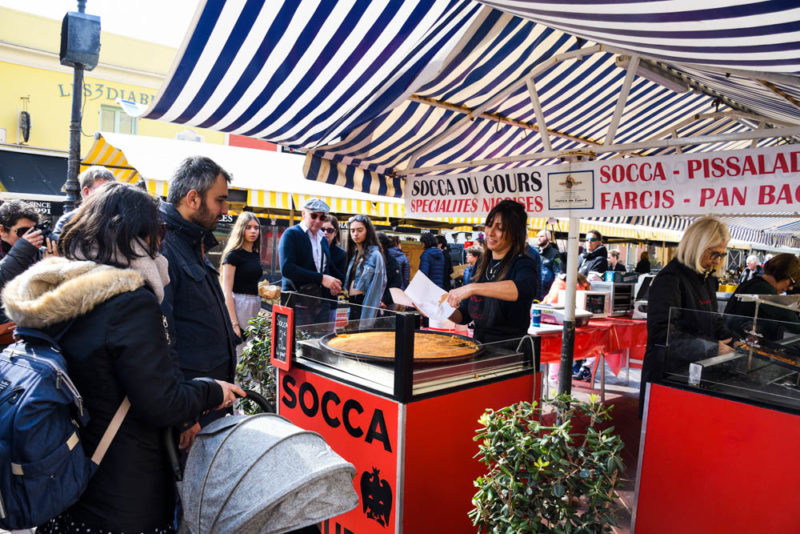 Best Things to do in Nice: Snack on socca