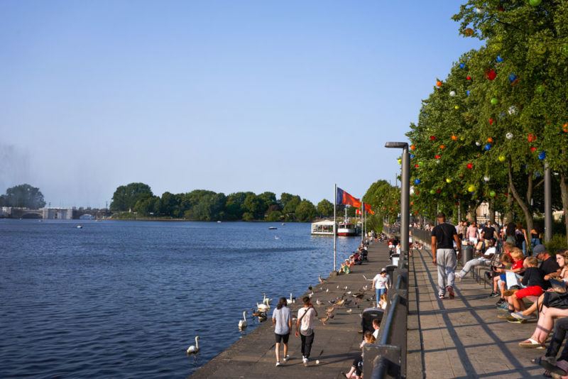Fun Things to do in Hamburg: Alster Lakes