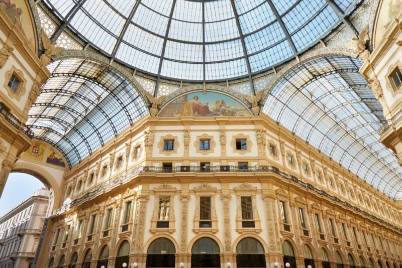 Milan Bucket List: Grand Galleria Vittorio Emanuele