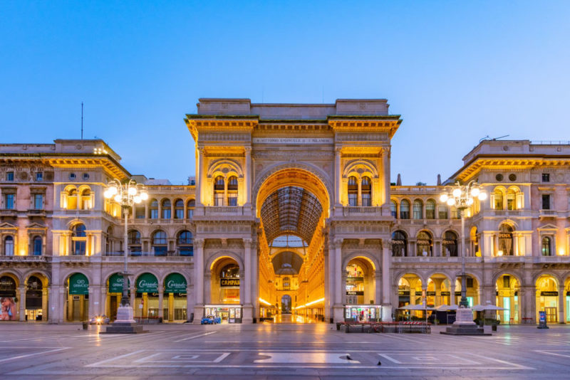 Must do things in Milan: Grand Galleria Vittorio Emanuele