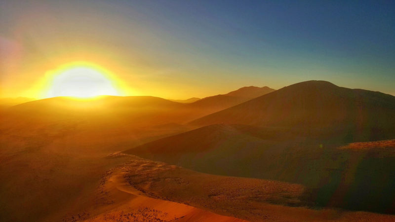 Namibia Dunes Sossuvlei Sunrise