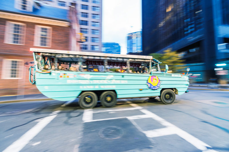 Unique Things to do in Boston: Duck Tour