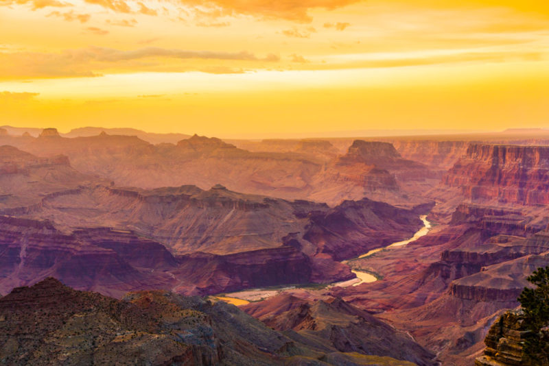 Unique Things to do in Grand Canyon National Park: Sunset Helicopter Tour