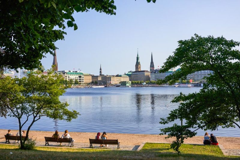 Unique Things to do in Hamburg: Alster Lakes