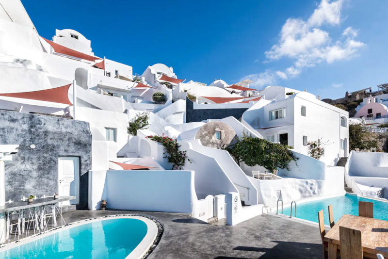 Where to stay in Oia Greece: Andronis Boutique Hotel