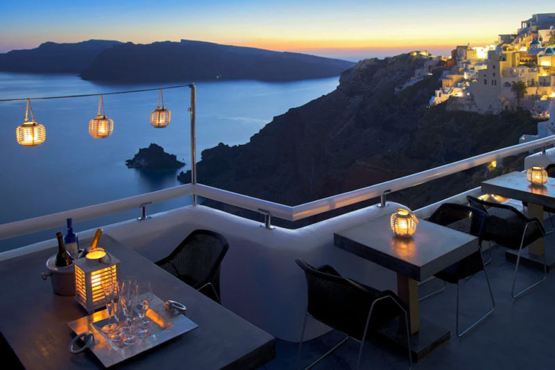 Where to stay in Oia Greece: Art Maisons Oia Castle