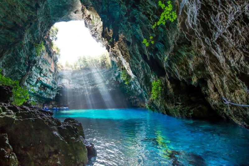 Best Things to do in Greece: Boat trip through Melissani Cave