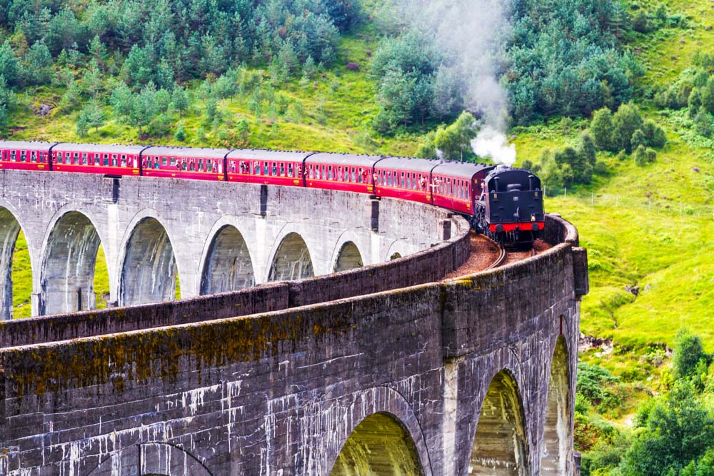 Best Things to do in Scotland: Ride the Jacobite Steam Train from Fort William to Mallaig