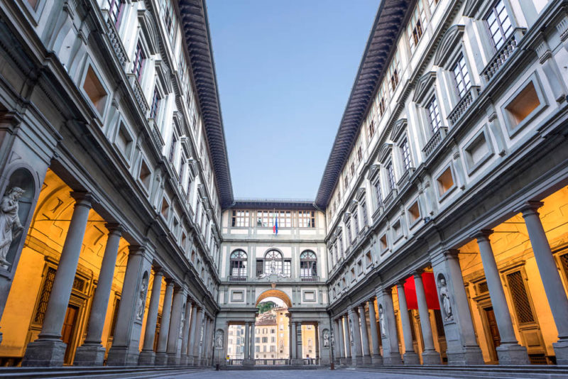Cool Things to do in Florence: Uffizi Gallery