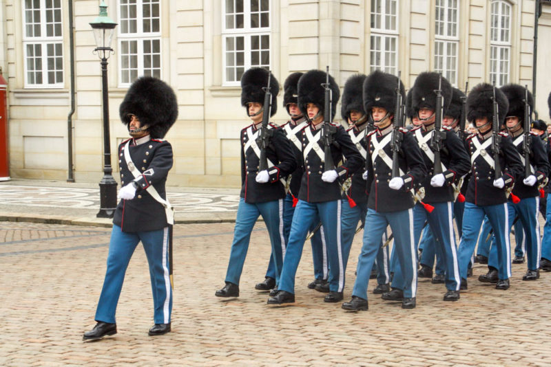 Copenhagen Things to do: Changing of the guard at Amalienborg
