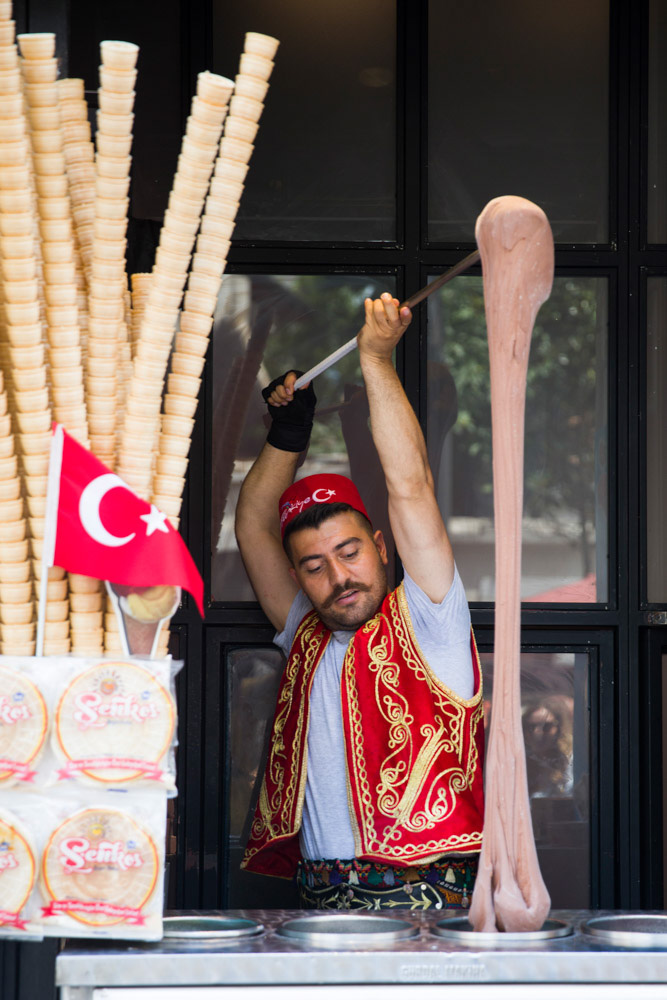 Fun Things to do in Antalya: Turkish ice cream