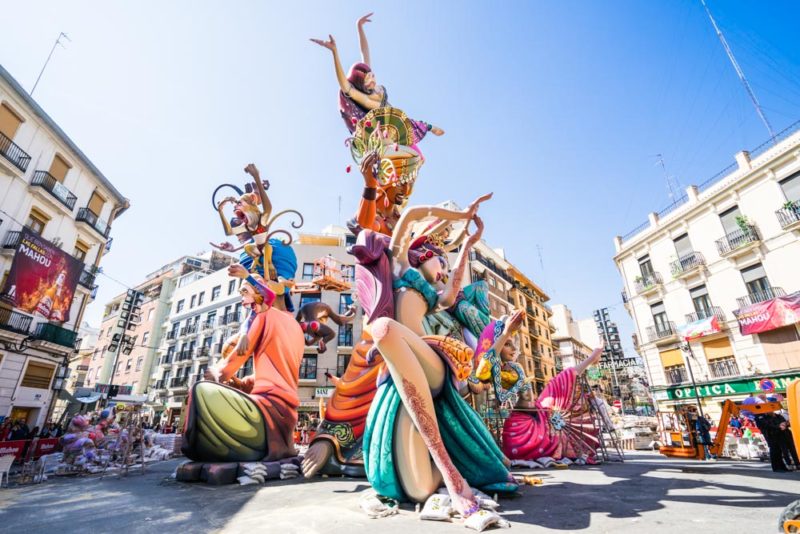 Fun Things to do in Spain: Las Fallas in Valencia