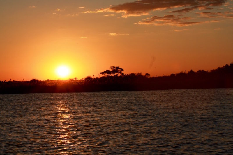 Kasane Botswana: Sunset