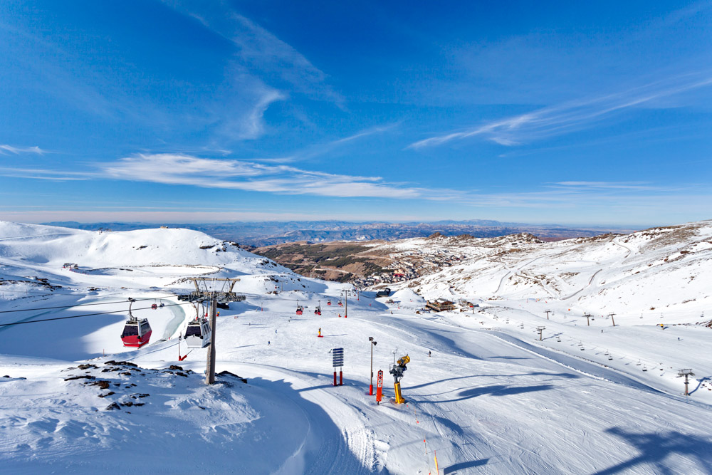 Spain Things to do: Skiing in the Sierra Nevada