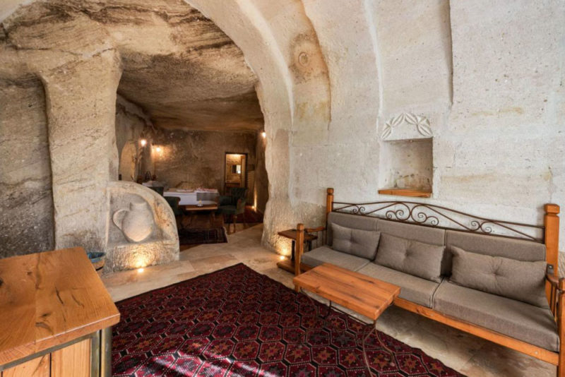 Unique Hotels Cappadocia Turkey: Sarnich Cave Suites