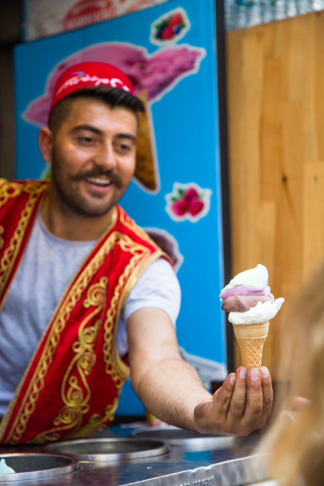 Unique Things to do in Antalya: Turkish ice cream
