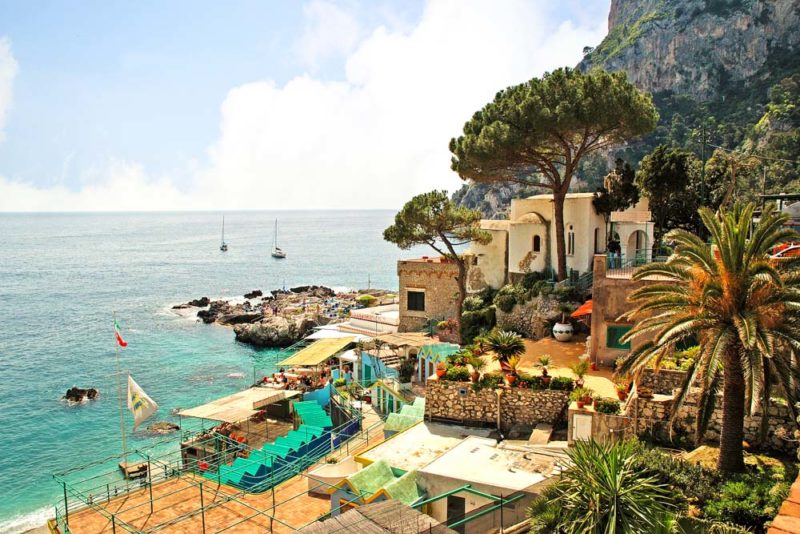Unique Things to do in Italy: Beach day on the island of Capri