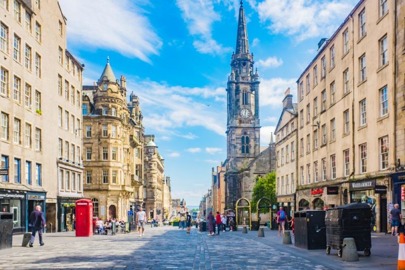 Unique Things to do in Scotland: Walk along Edinburgh’s Royal Mile and the ramparts of Edinburgh Castle