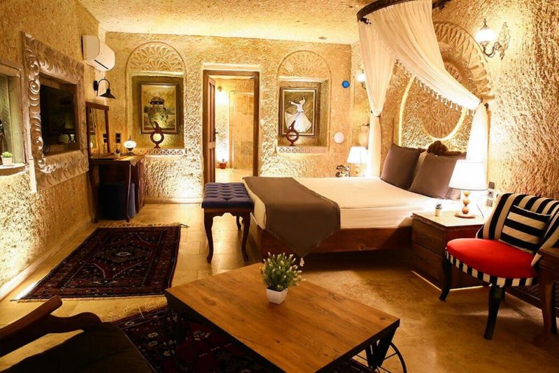 Where to stay in Cappadocia Turkey: Pegas Cave Suites