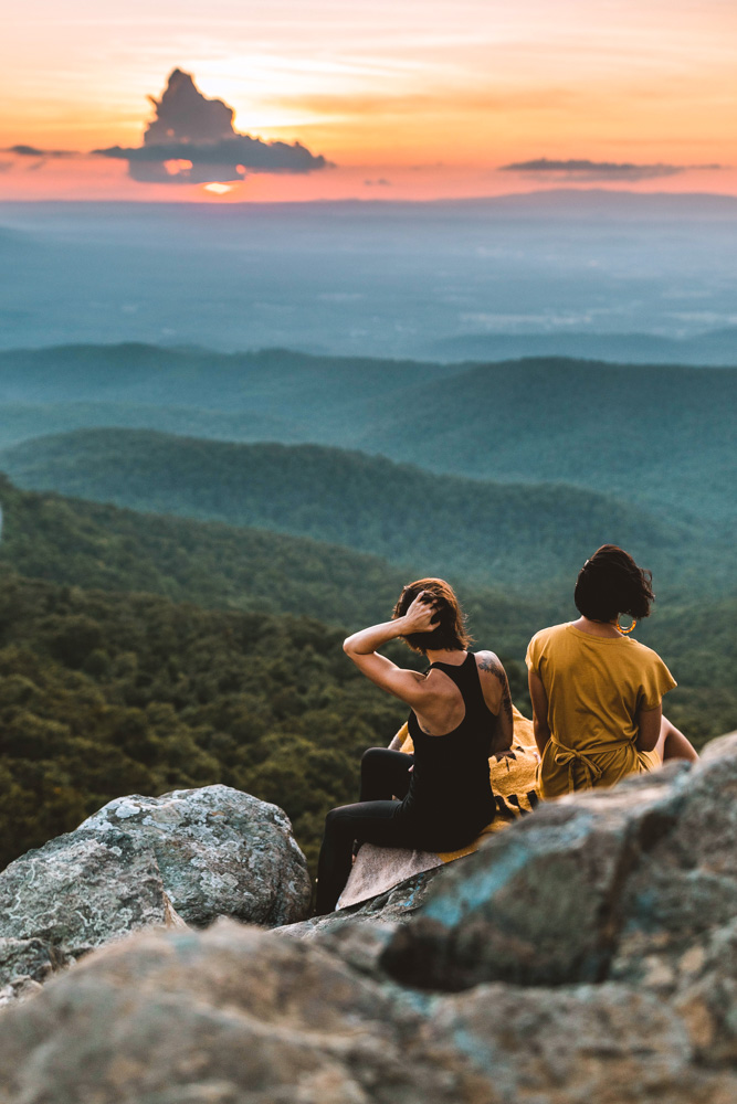 Best Things to do in Charlottesville: Sunset from Humpback Rock