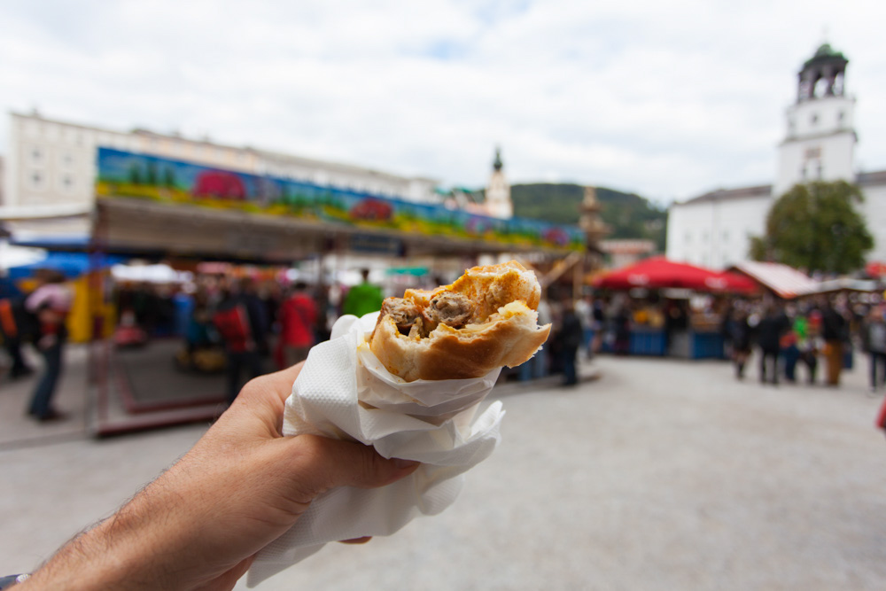 Cool Things to do in Salzburg: Bosna Sausage